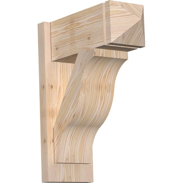 Ekena Millwork Funston Smooth Arts and Crafts Outlooker, Douglas Fir, 7 1/2"W x 18"D x 22"H OUT08X18X22FST03SDF - main